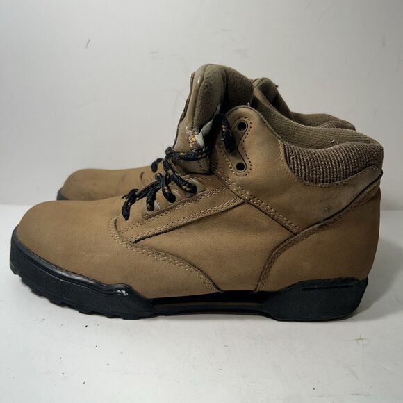 Iron Age Boots Size 7.5 Work Hikers 472 Steel Toe Brown - Picture 1 of 14